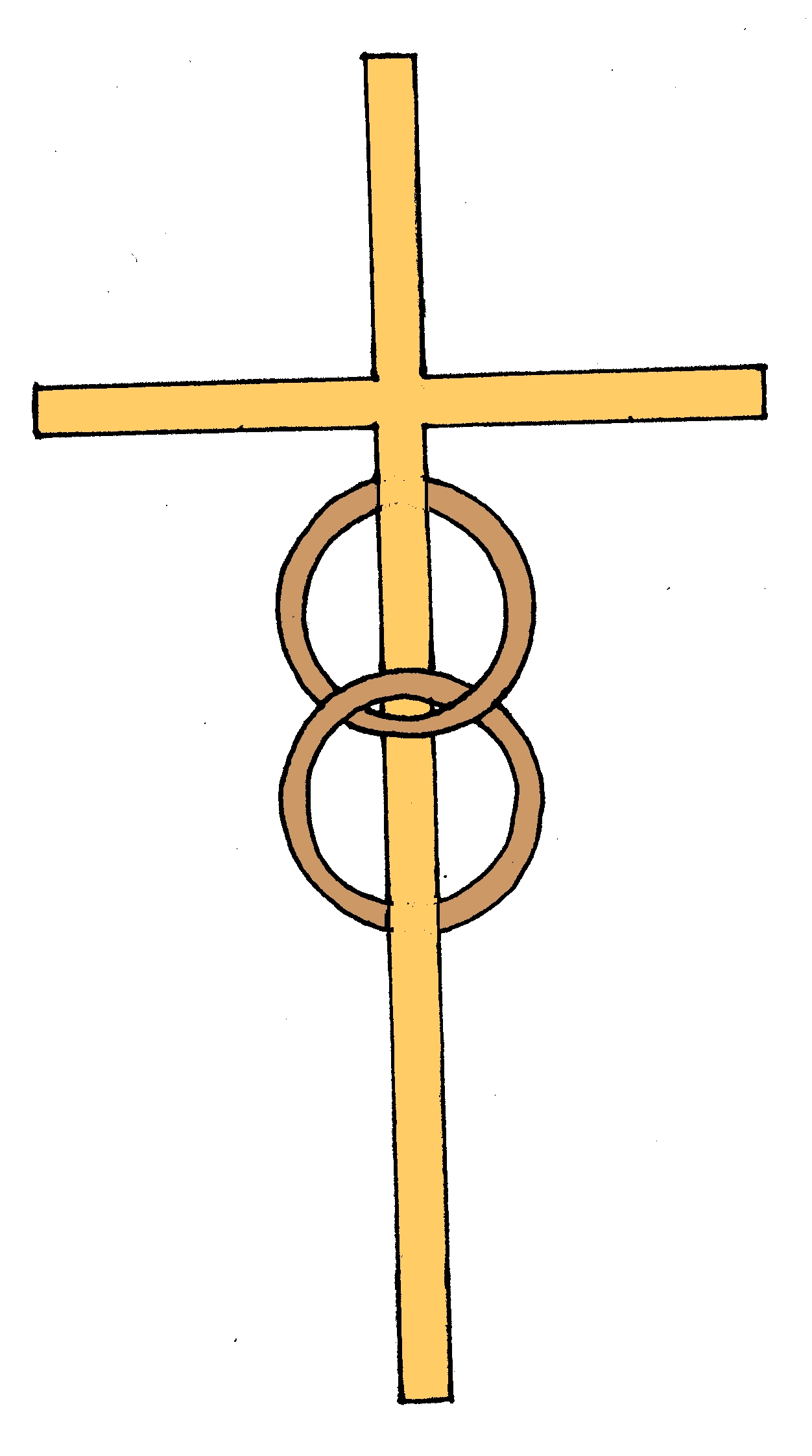 catholic wedding cross clip art